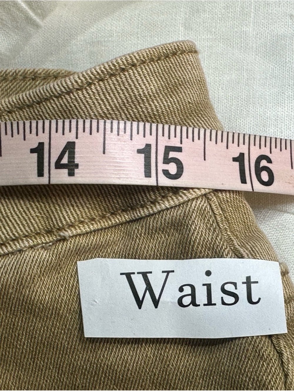 NWT SIZE L Zenana Outfitters High-Rise Wide Leg Jeans in Camel - Picture 11 of 15